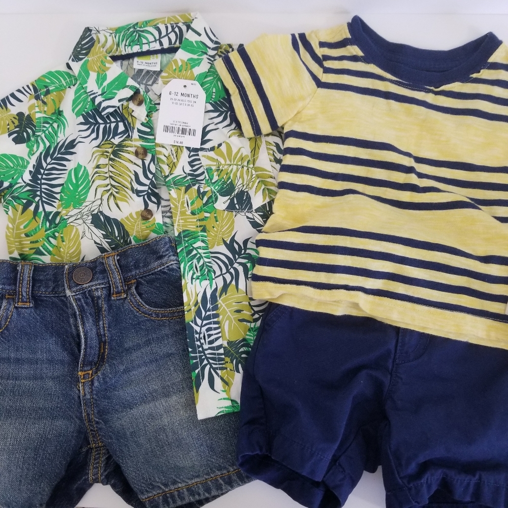 Crazy 8 Baby Boy Summertime Separates (lot of 4)